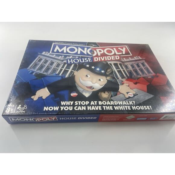 MONOPOLY Other - Monopoly House Divided Politics Republican Democrat America Democracy Washington